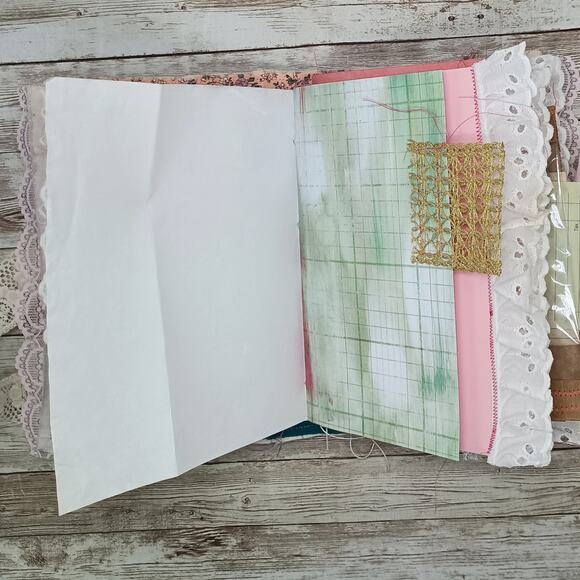 Pink Embellished Junk Journal: Flowers, Birds and Butterflies (Wish) - Picture 8 of 16